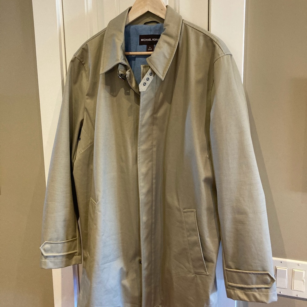 Michael Kors Men’s spring Jacket/Car Coat Large